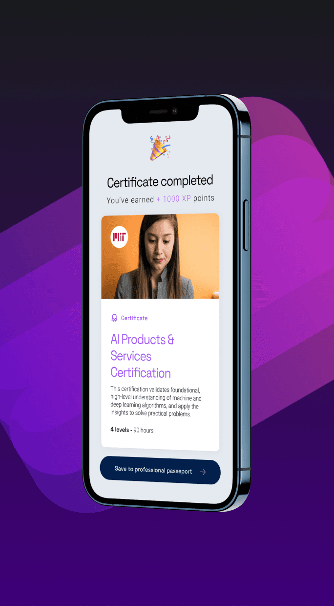 Landing page prototype Accenture Learn Vantage