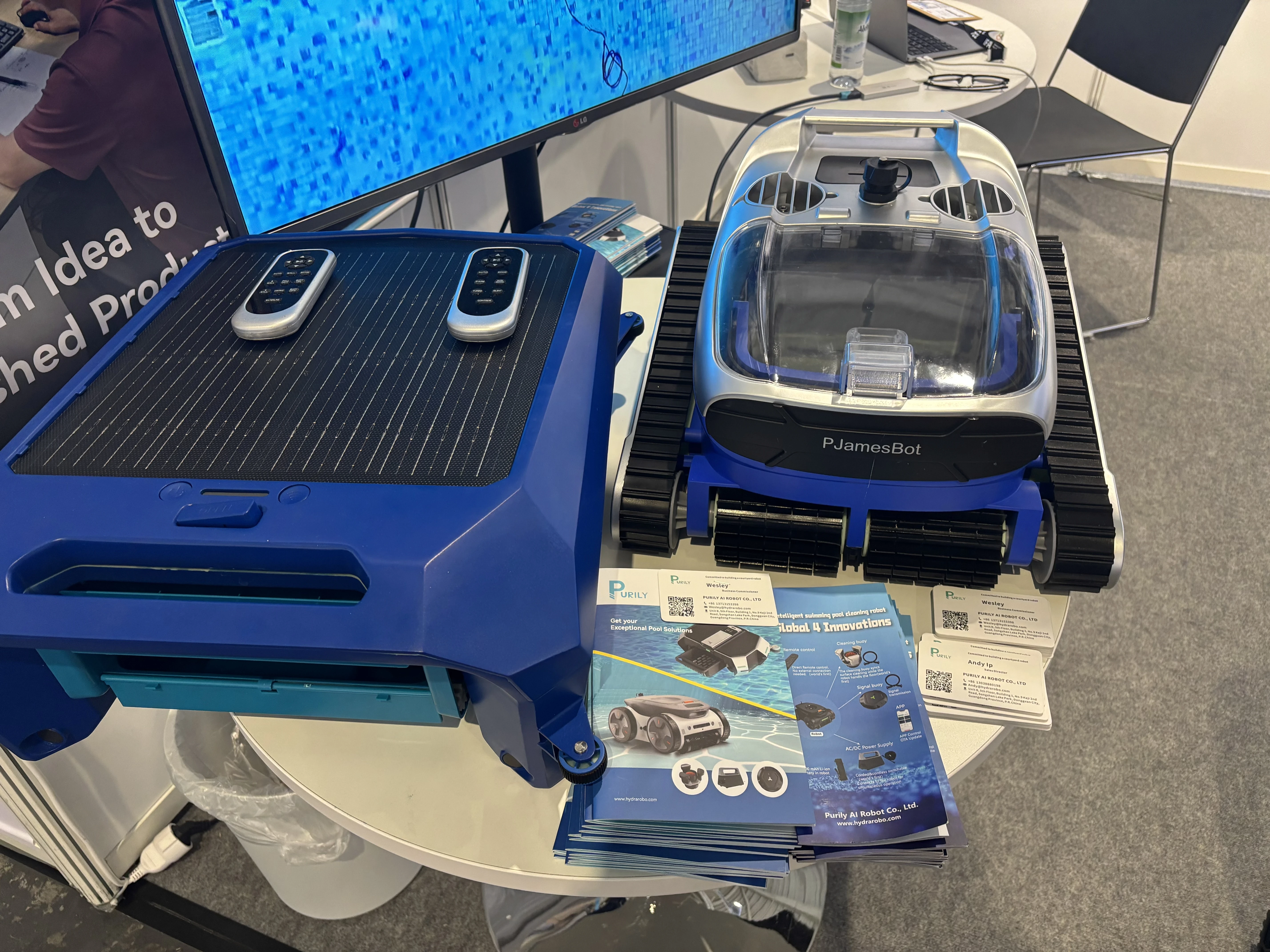 PURITY robotic pool cleaners showcased at IFA Global Markets 2026