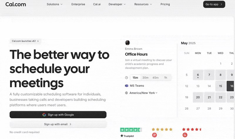 Cal.com is the best scheduling tool