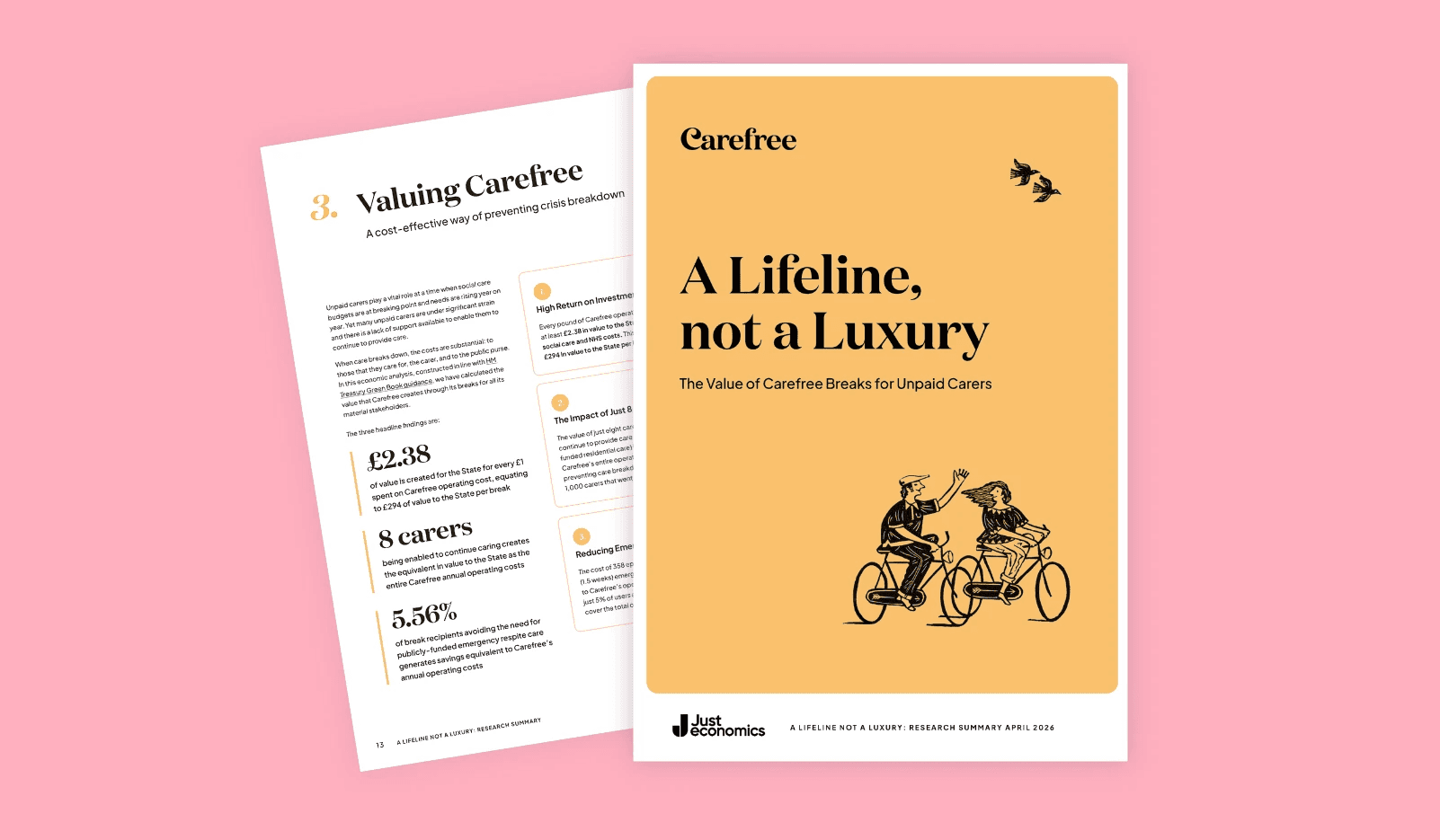 Carefree a lifeline not a luxury report