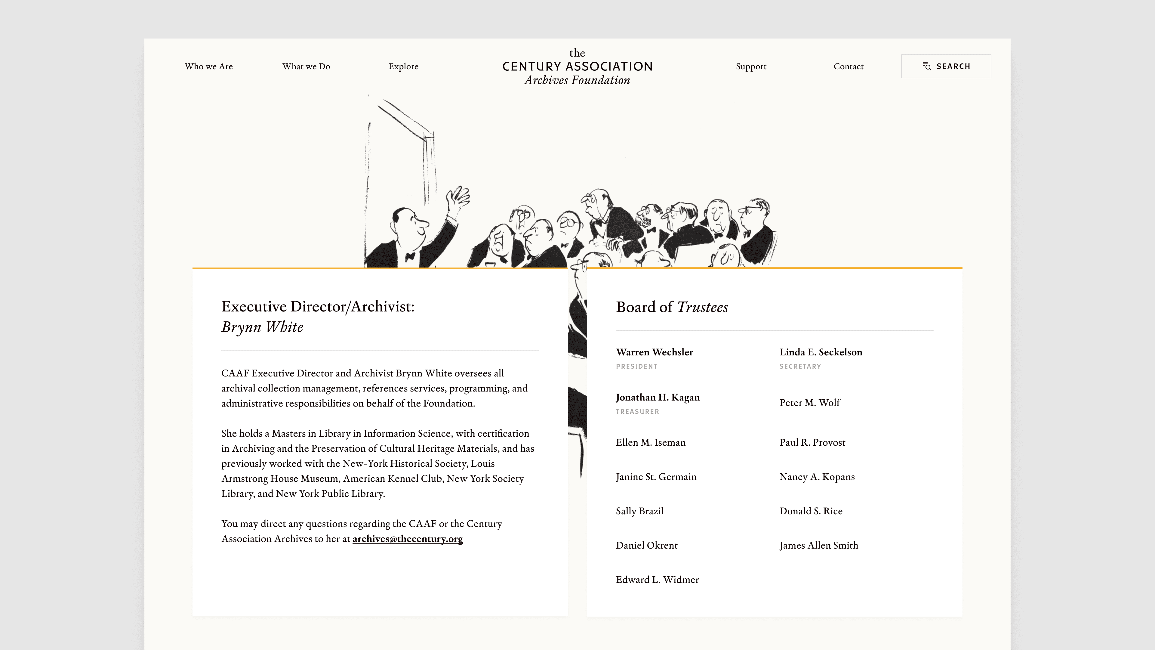 Century Archives project screenshot