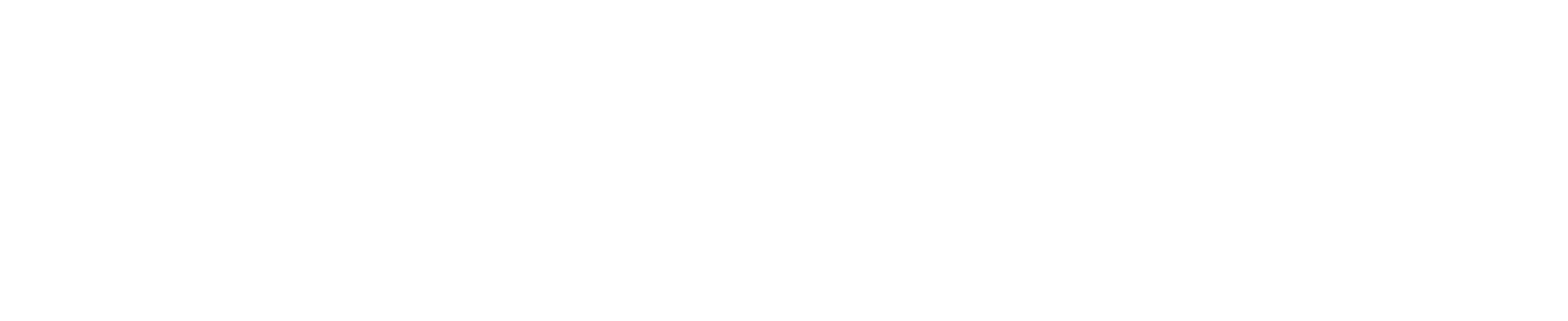White interwoven logo on black background. Simple, minimalist design.