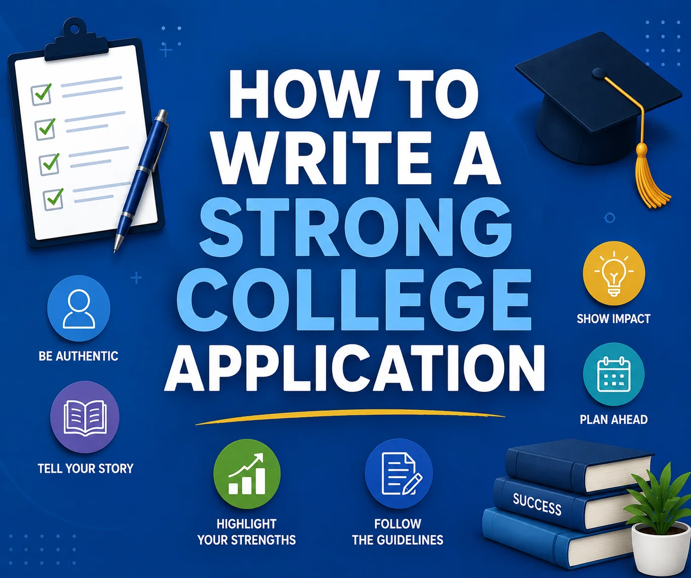 How to write a strong college application