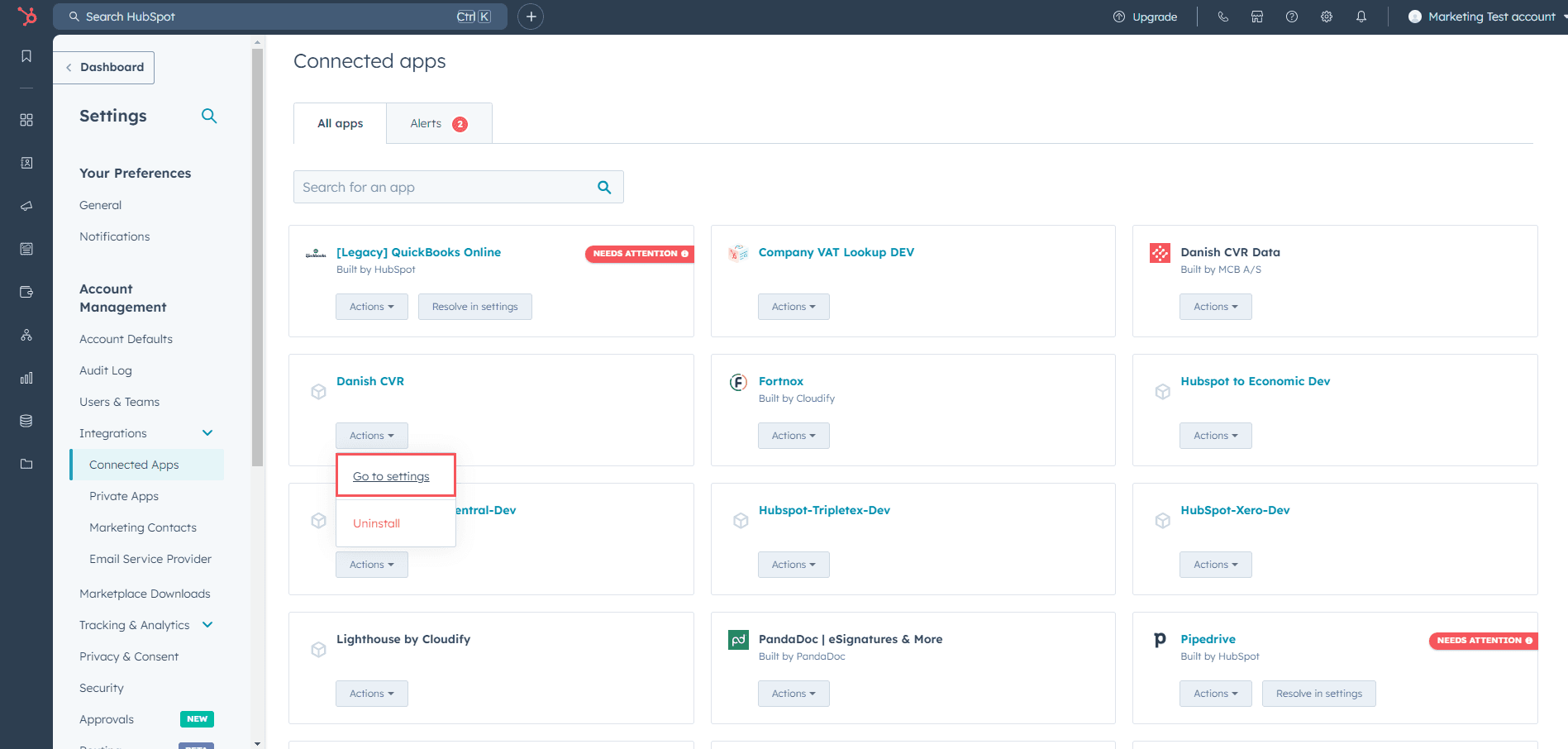 HubSpot to Danish CVR Integration 2