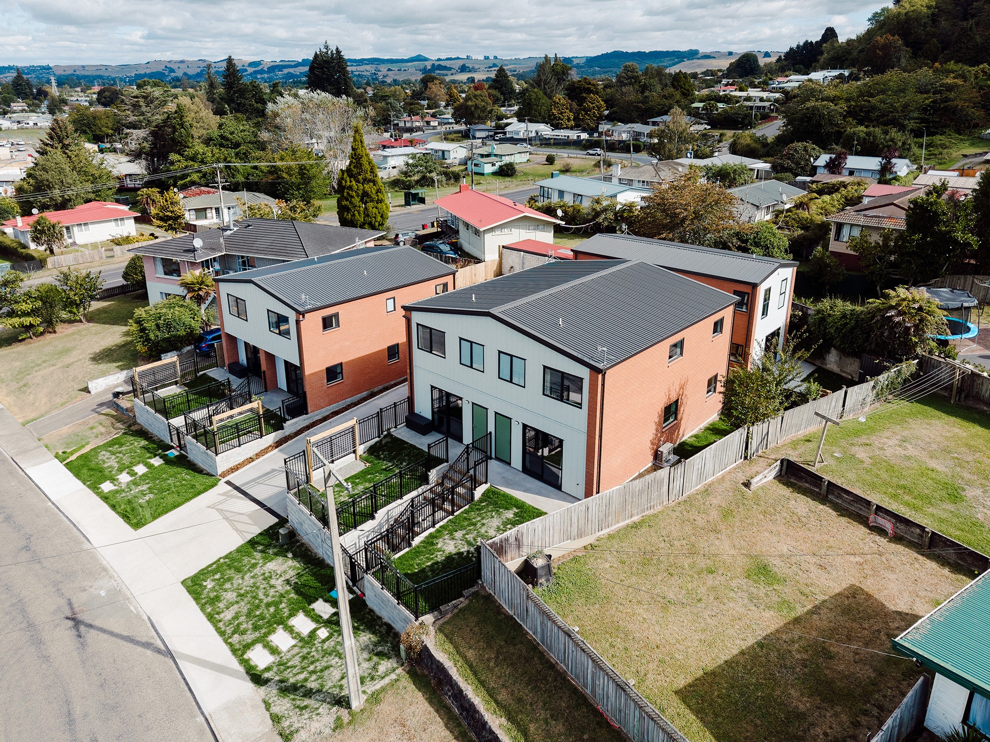 Two dwellings development in Rotorua