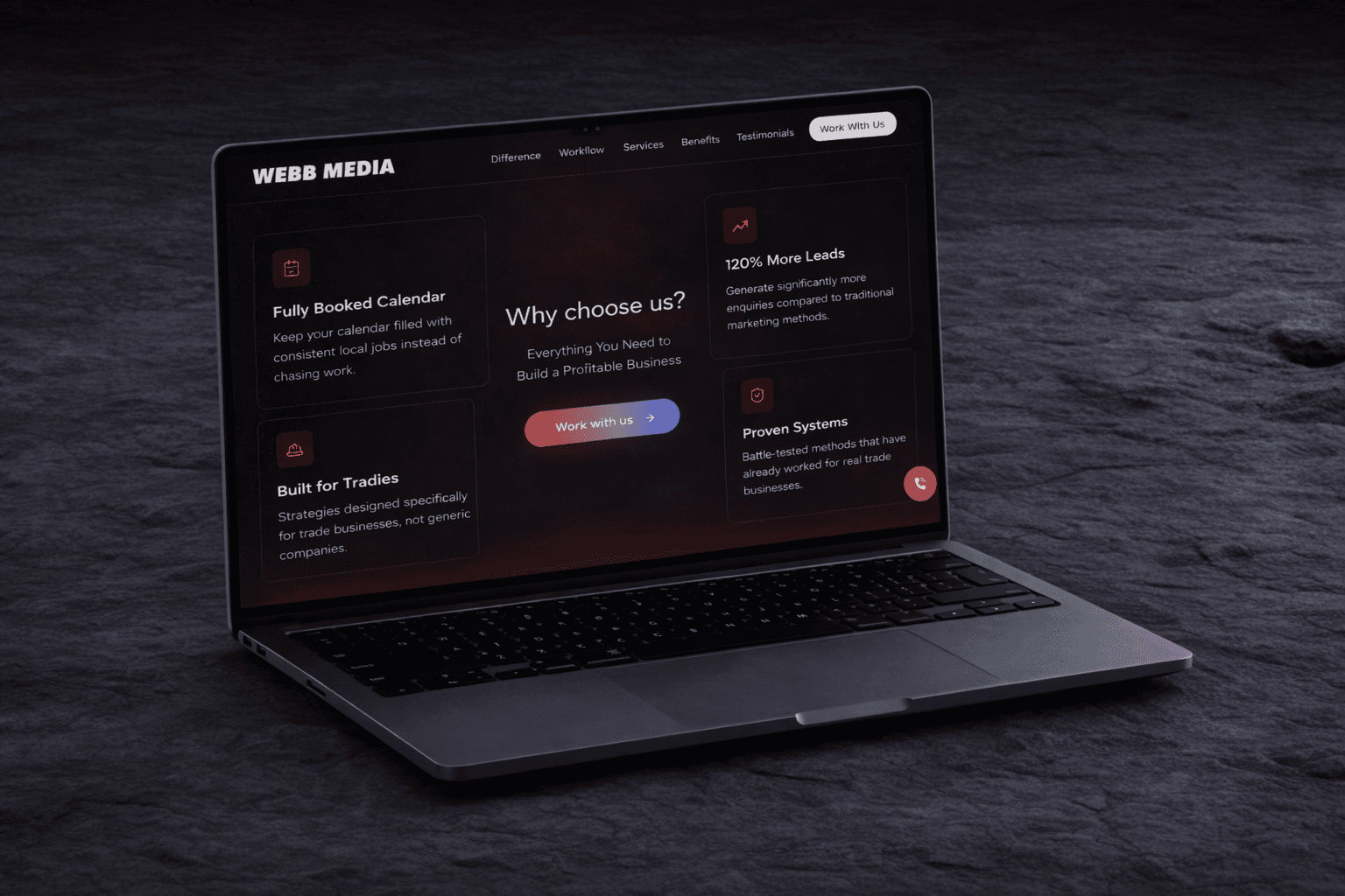 webb media website