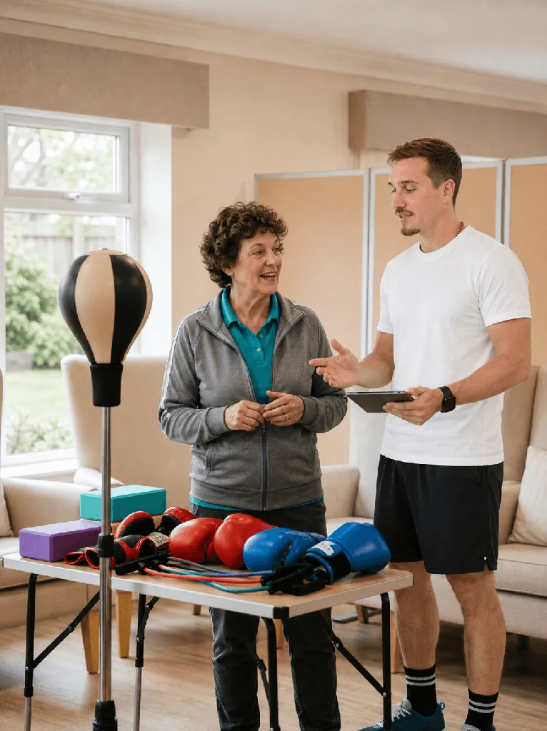 Séance de sport santé pour une équipe en entreprise