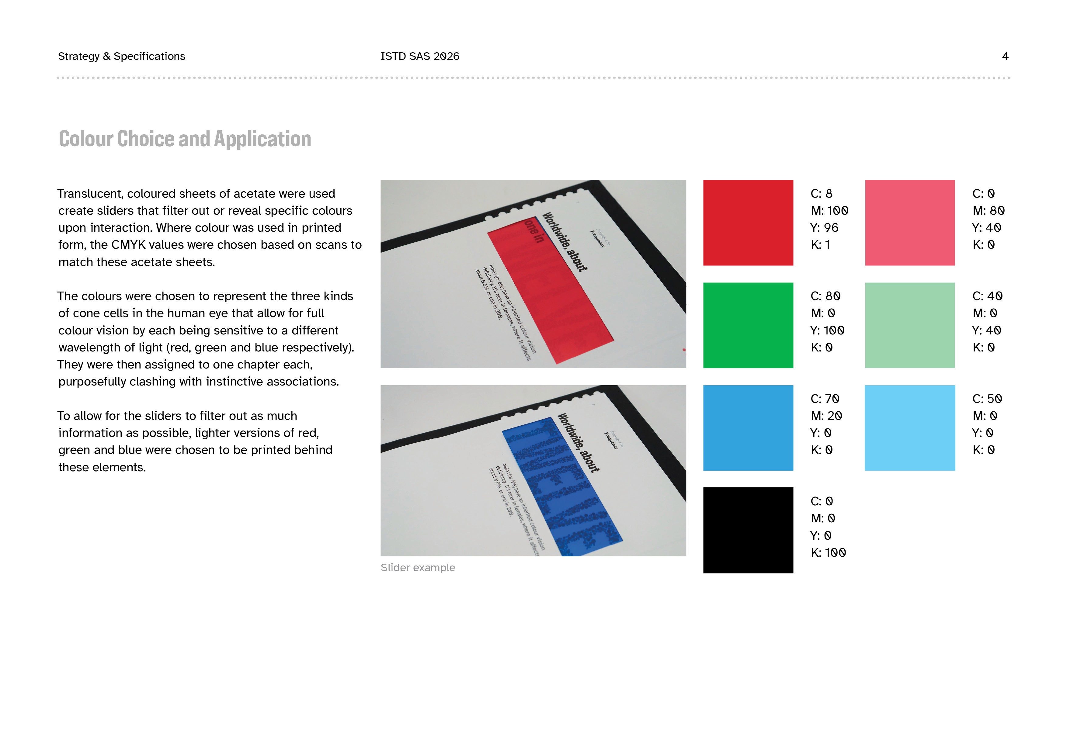 Strategy & Specifications document page 3
