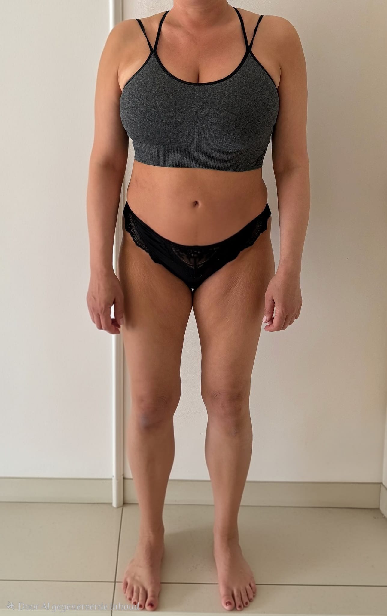 Renée vóór haar transformatie bij Blooming Body