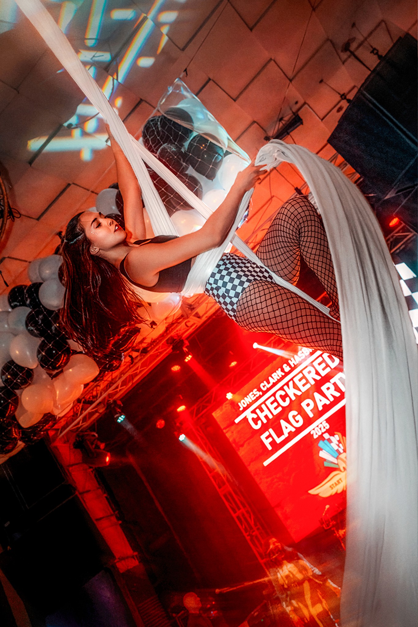 Trapeze Dancer At Indy500 Party