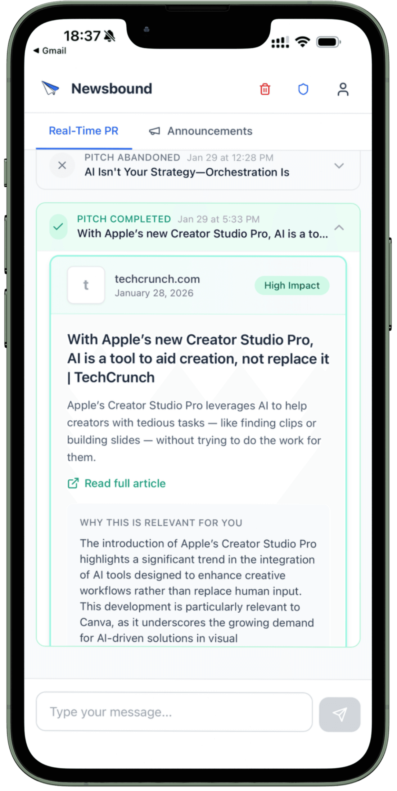 An image of Freelio's project ui