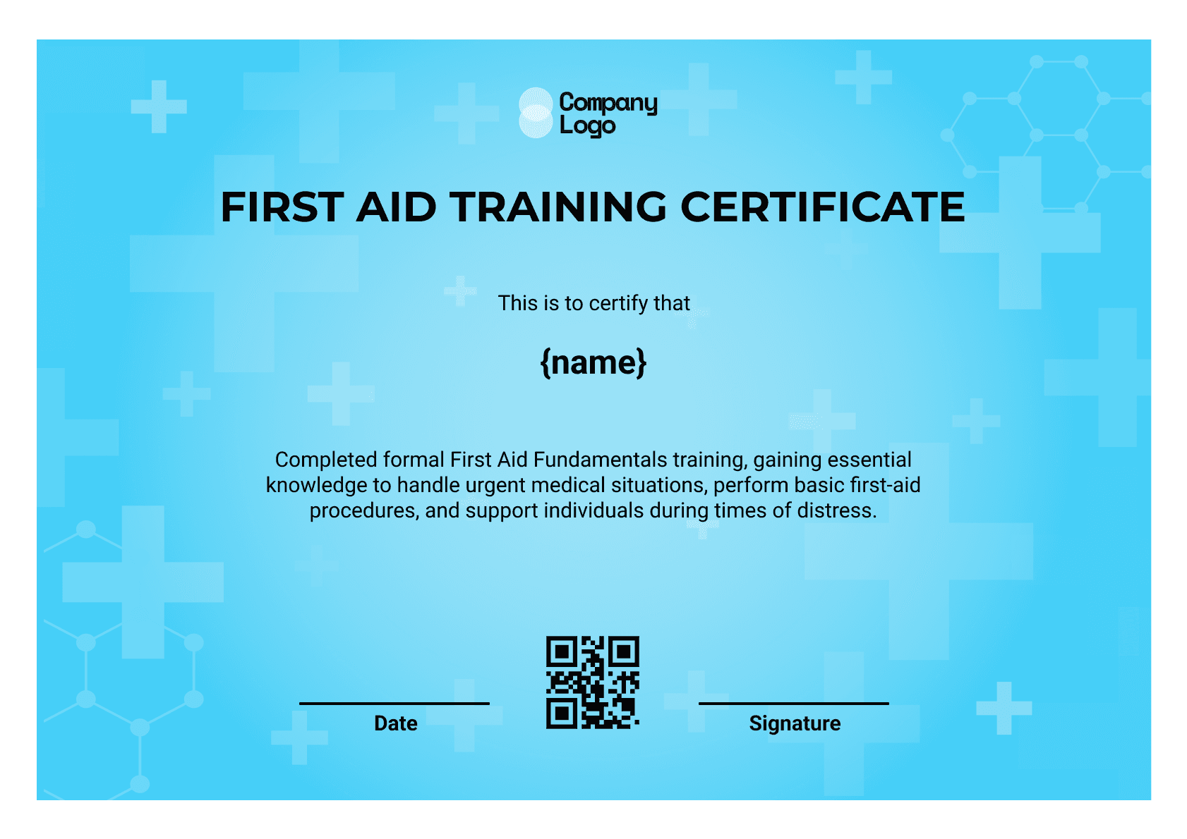 Wauld - Professional and attractive green recognition badge template