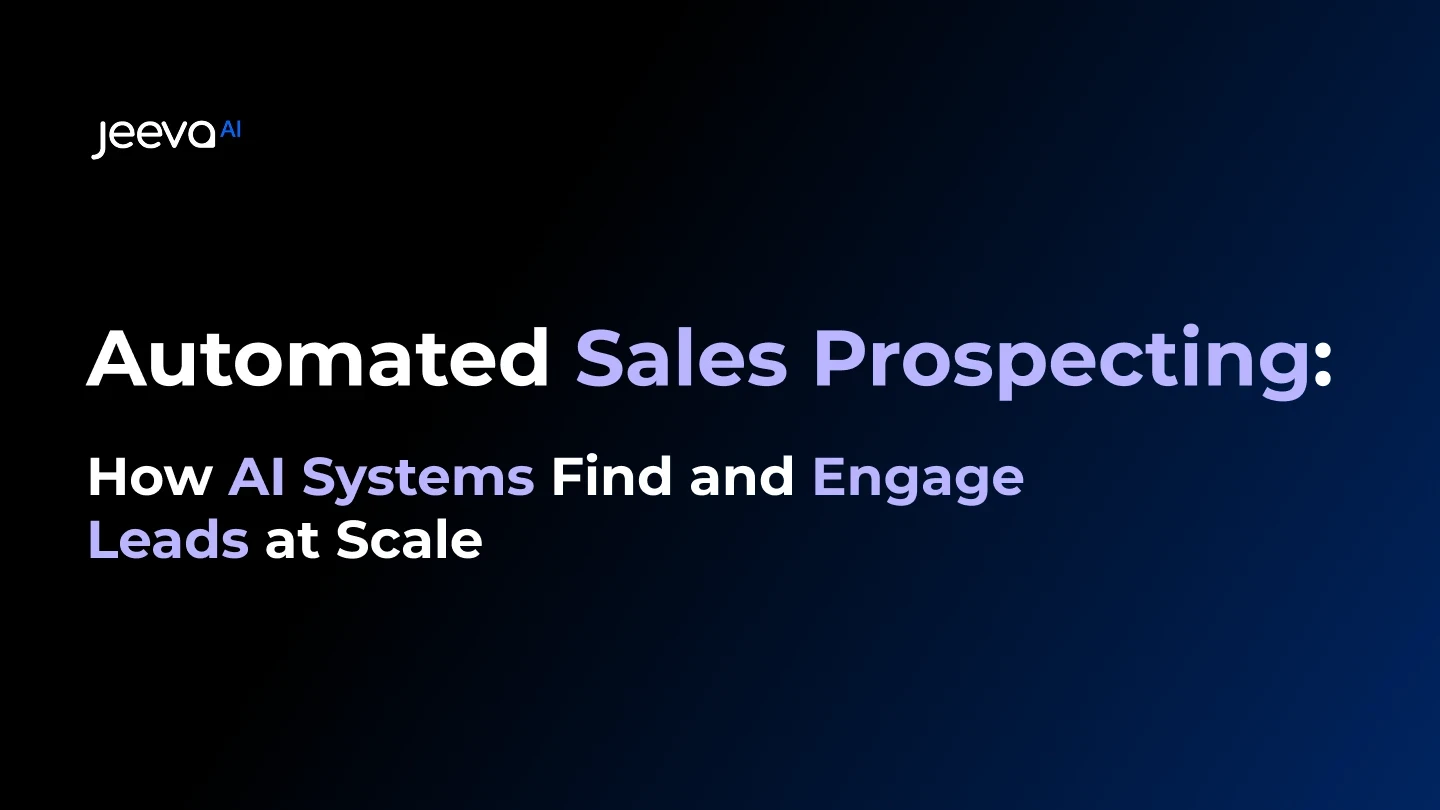 Automated Sales Prospecting By Jeeva AI