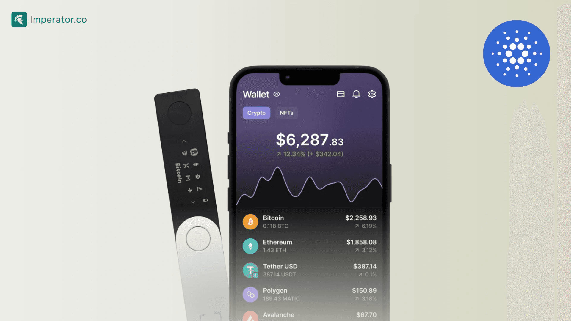 ledger nano x for cardano wallet