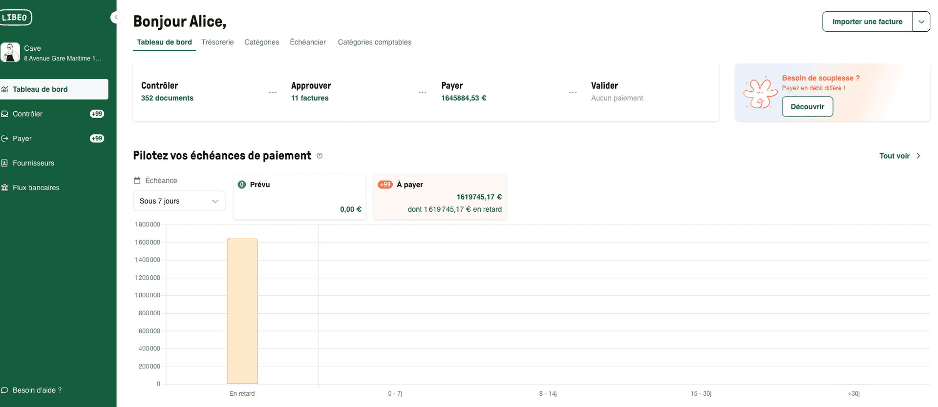 Gestion des factures fournisseurs