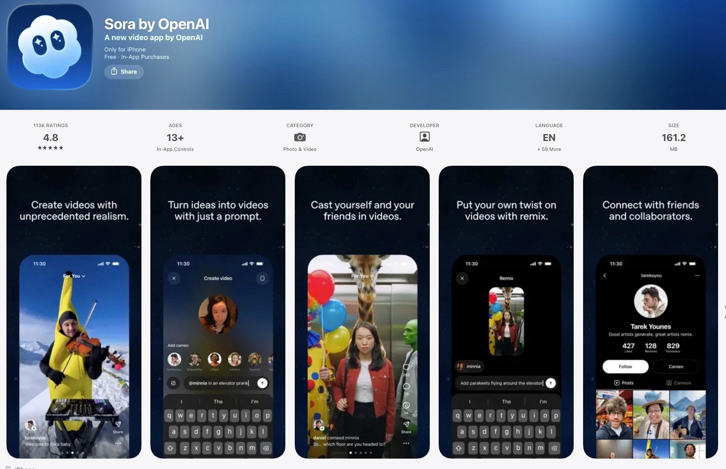 Sora, an alternative to Invideo