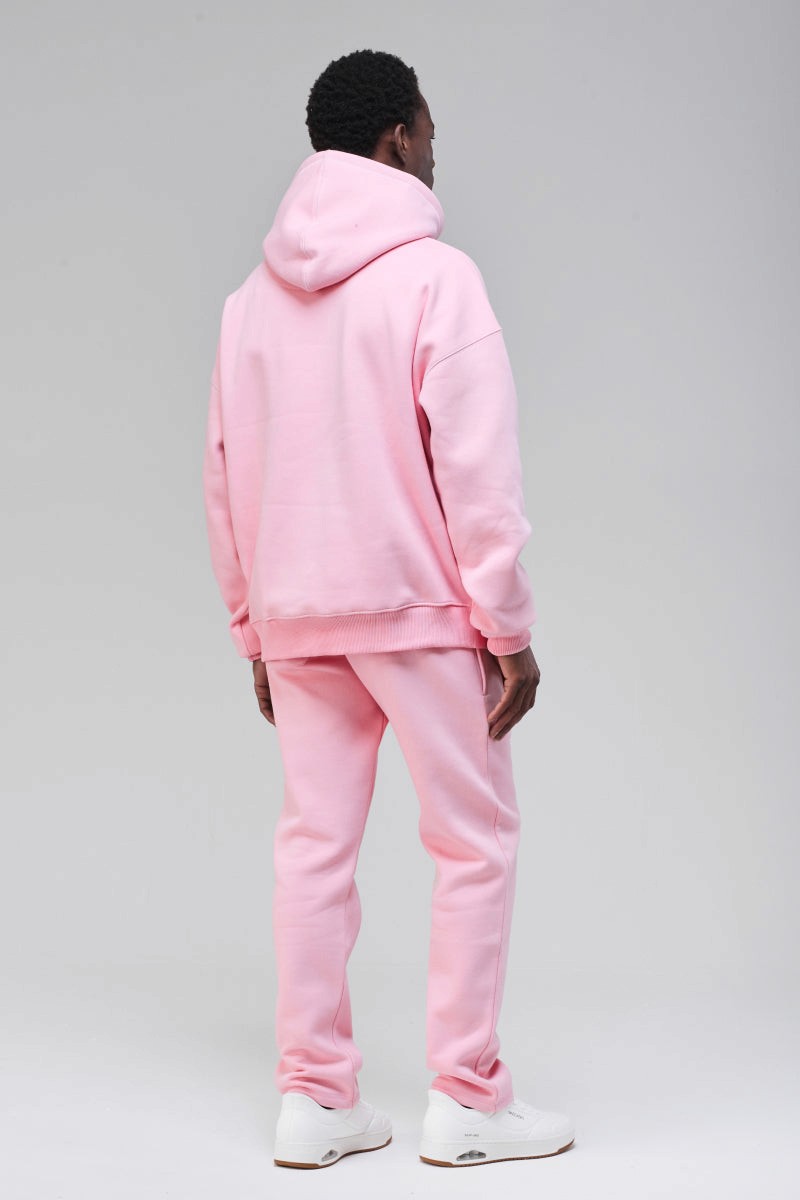 Angled back view, boxy fit