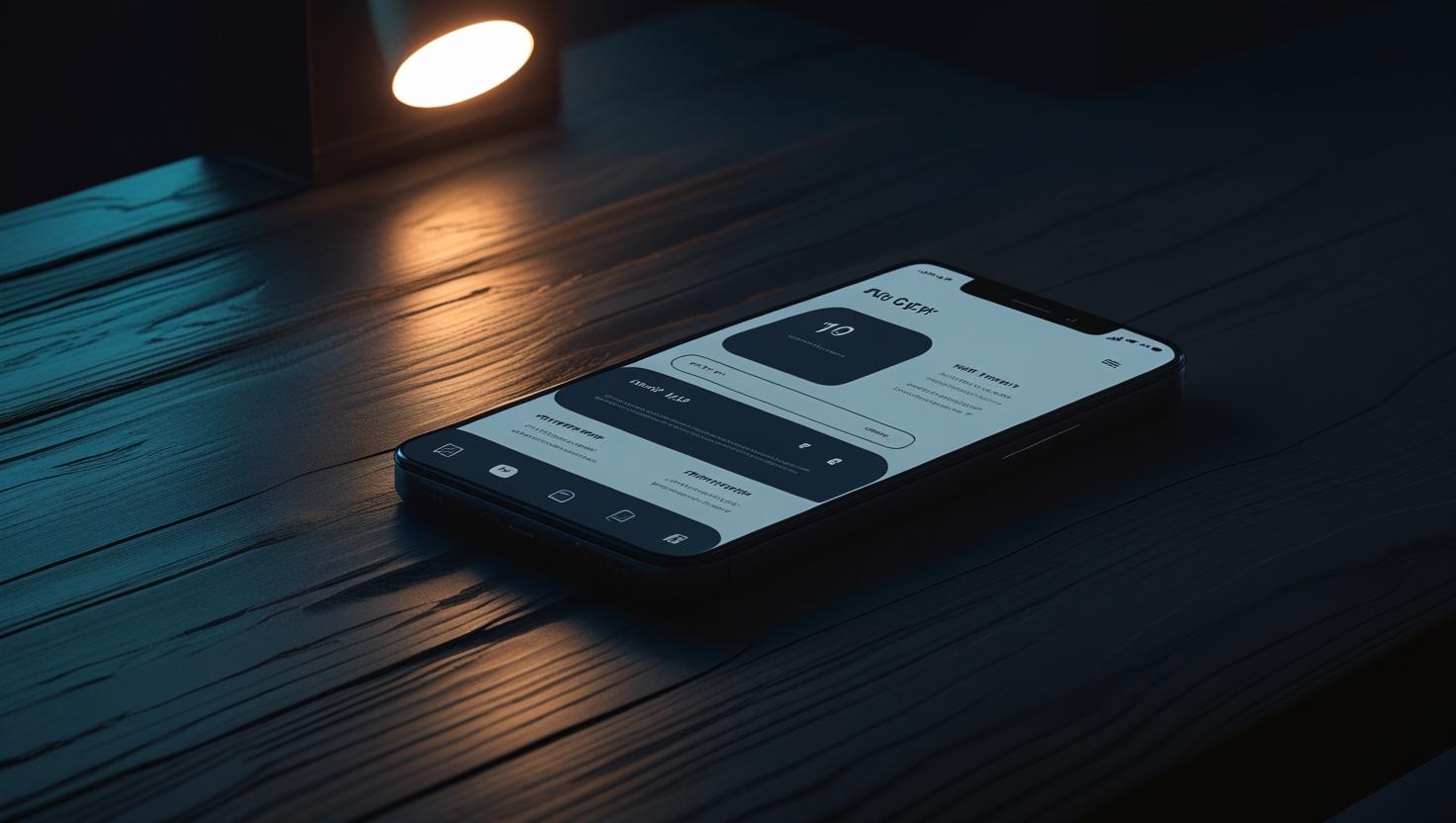 App or website mockup