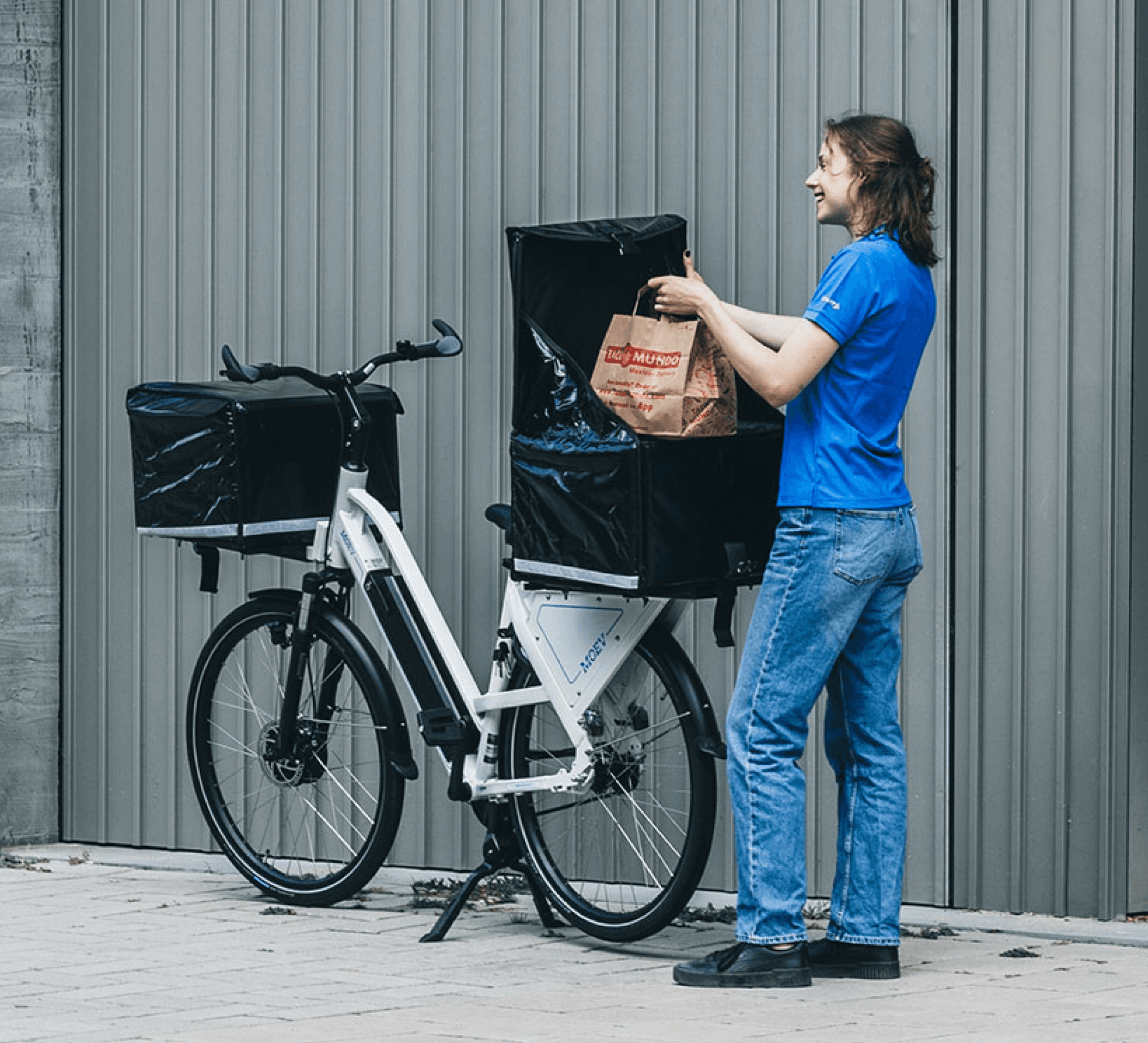 MO-EV Bezorgfiets bezorger