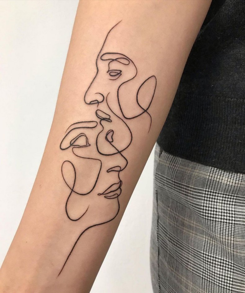 tatuaż linework Szczecin