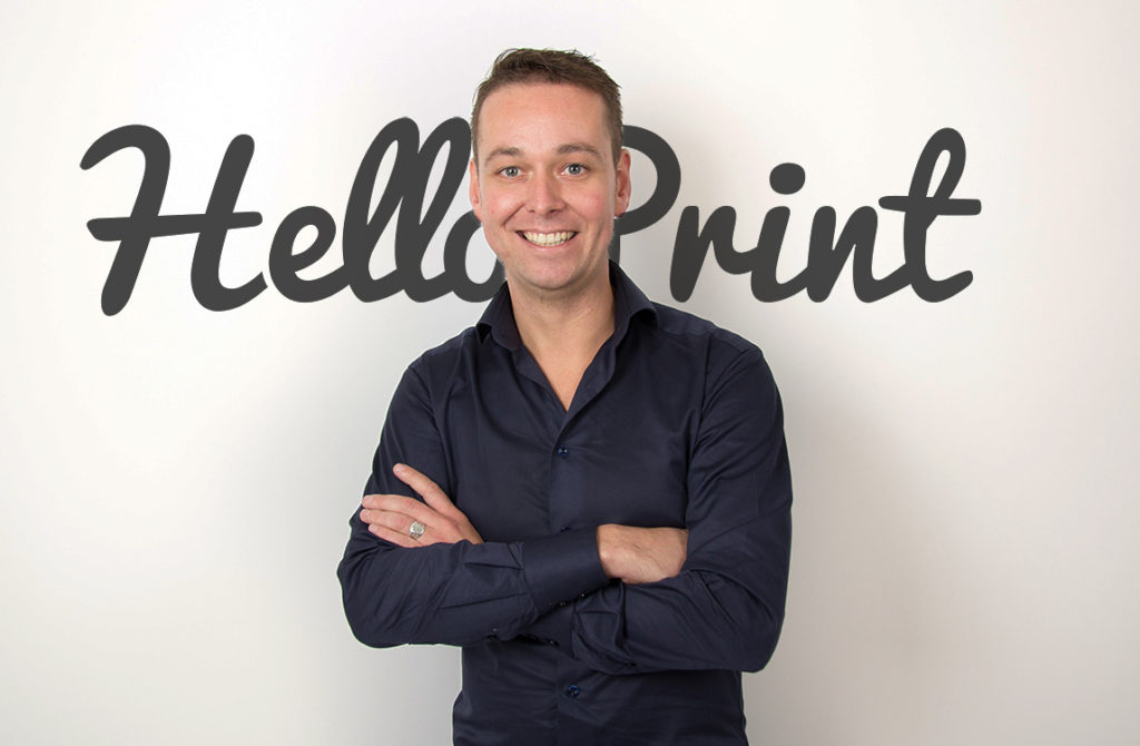 smiling woman standing while holding orange folder