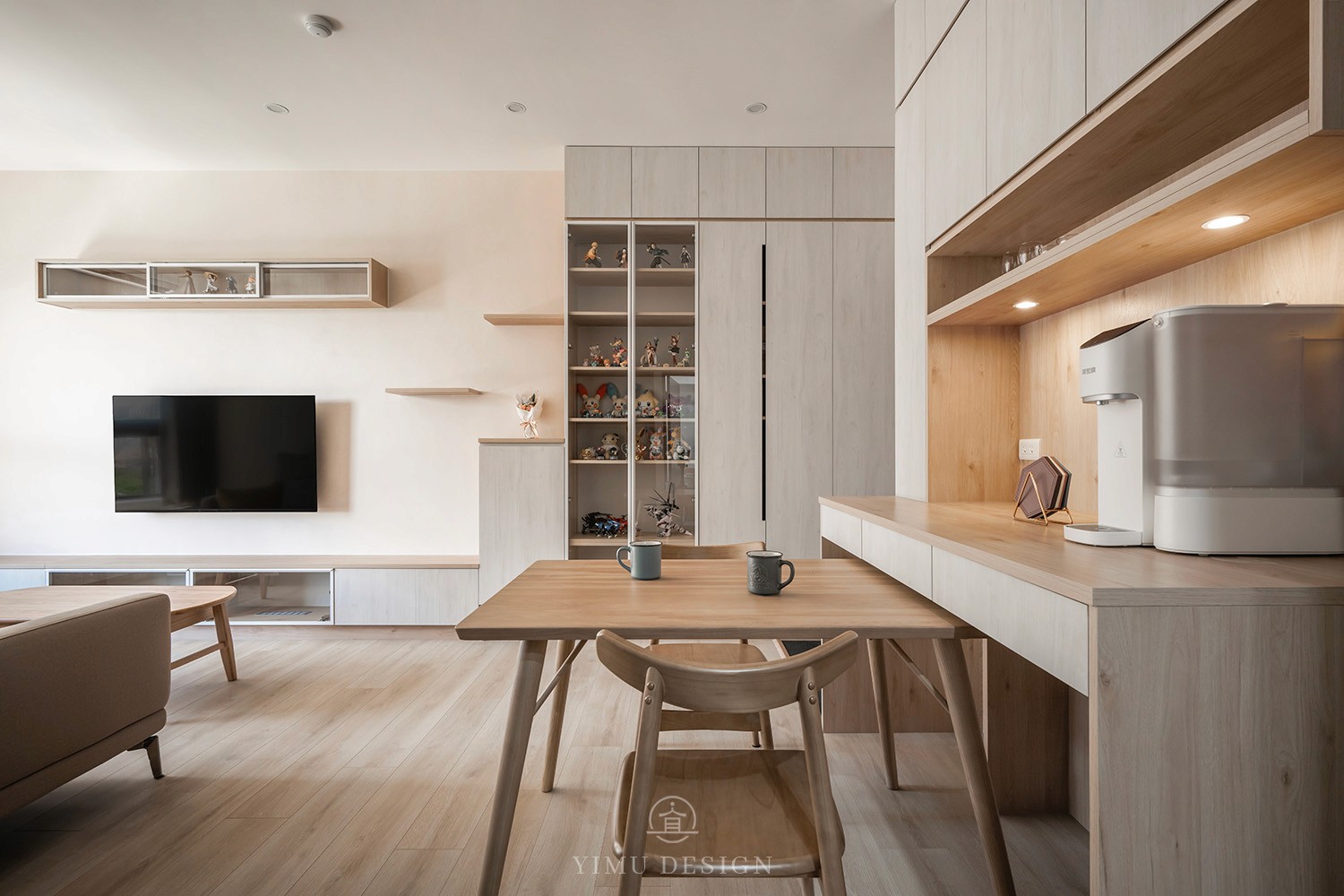 木光居住宅餐廚空間設計，開放式配置提升生活動線