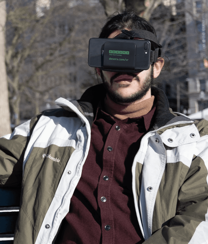 Michael Carter profile with a dynamic light