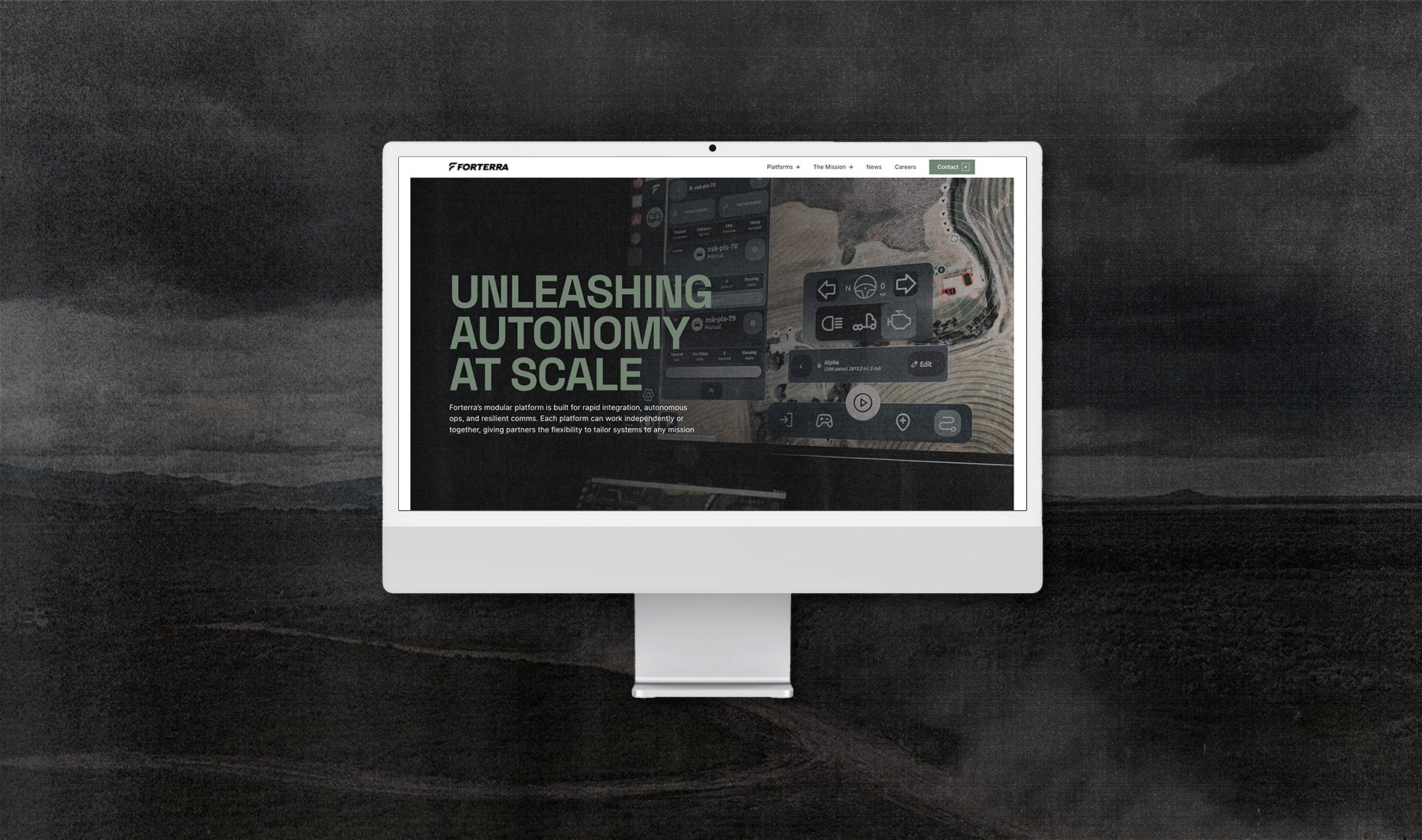 Autonomous vehicle homepage