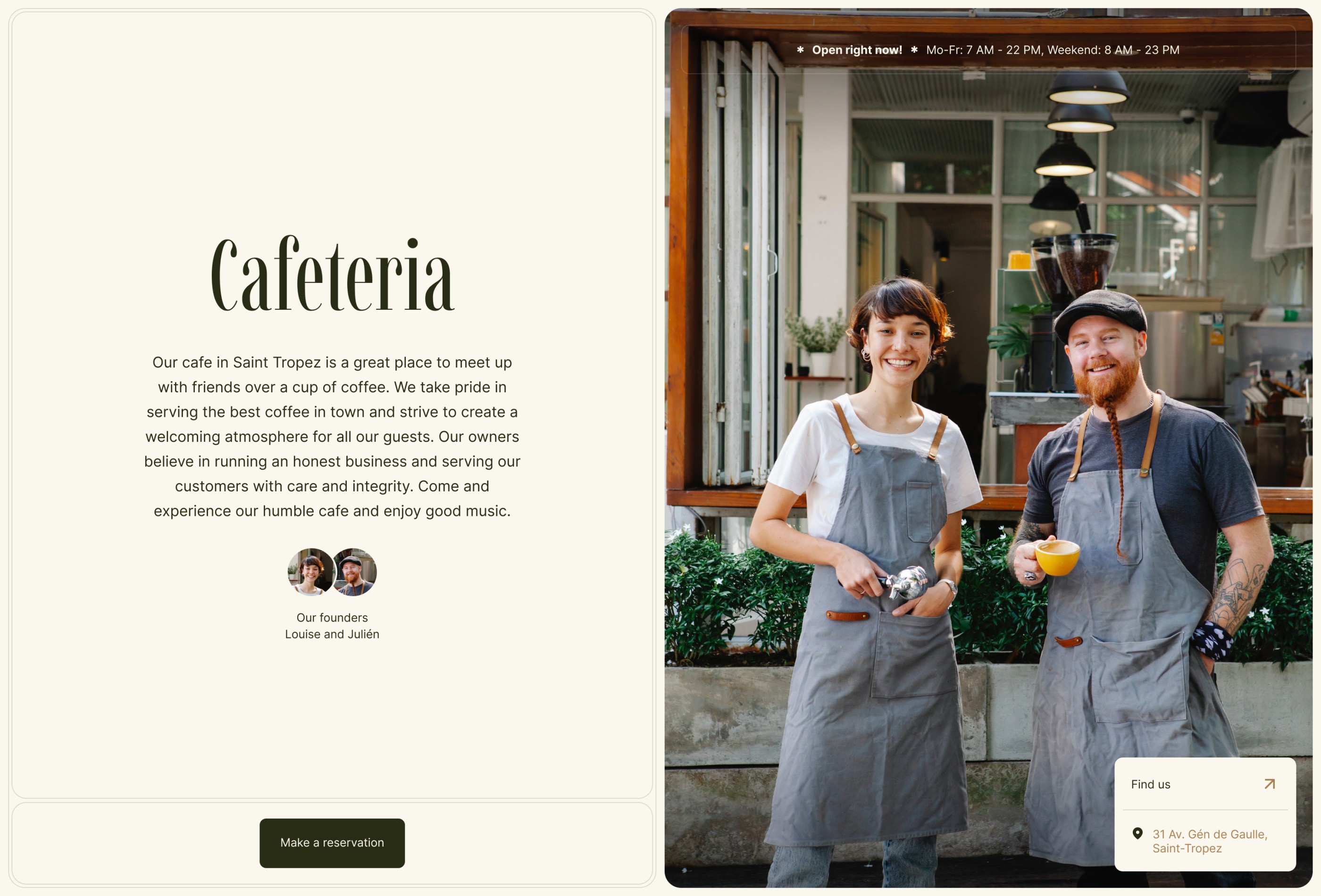 La Paloma — 极简动效餐饮品牌网站设计灵感
