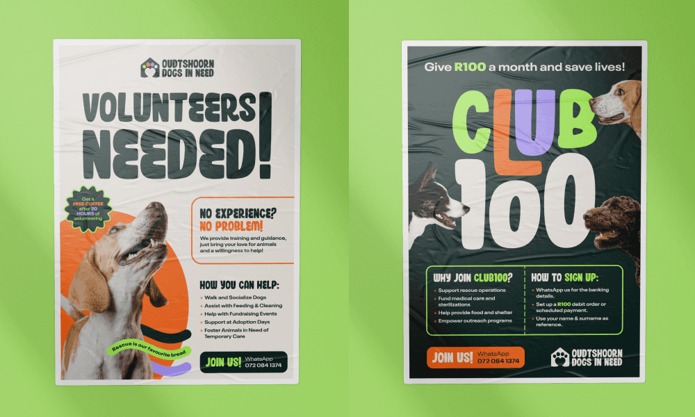 Two poster designs.