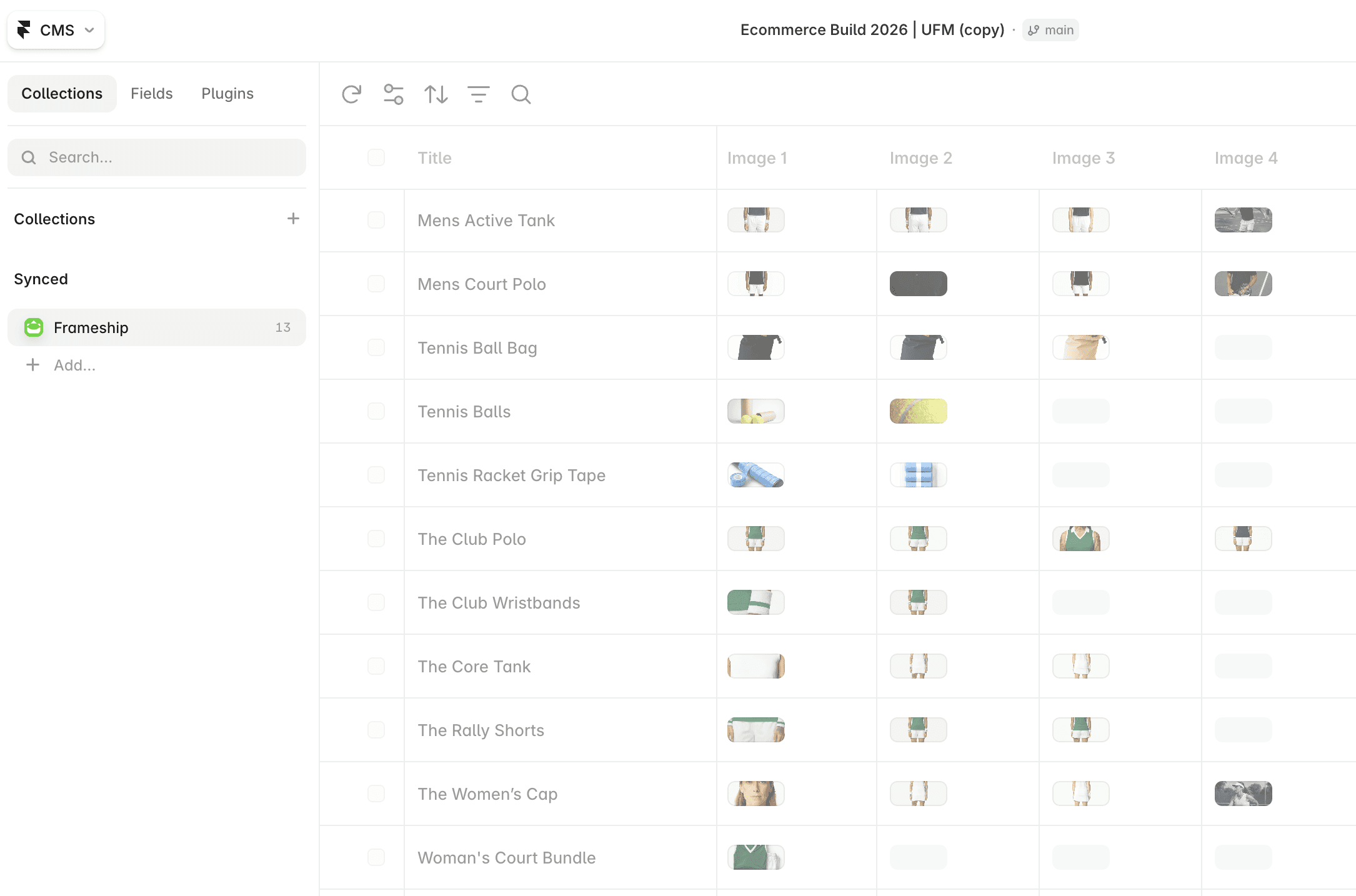 A Shopify storefront designed in Framer (Ecommerce in Framer, 1:00)