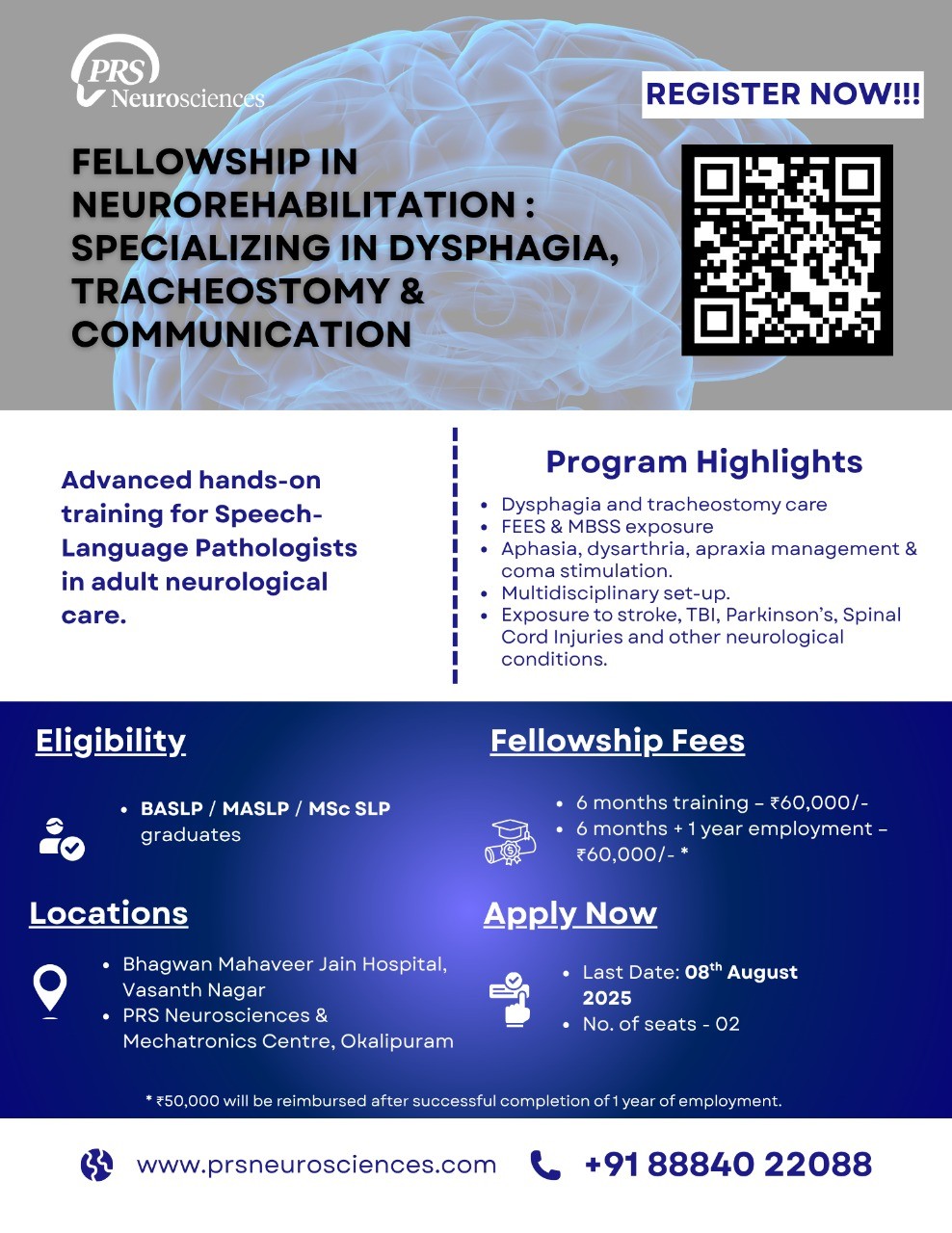 Fellowship in neurorehabilitation