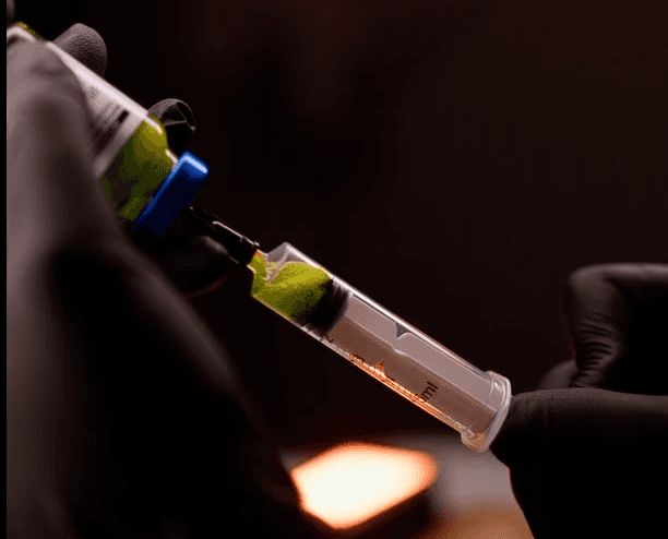 Woman receiving a relaxing face massage at a spa