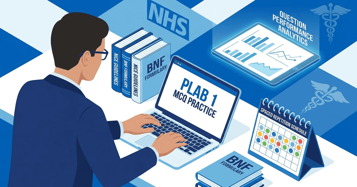 Cover: How to Use Question Banks Effectively for PLAB 1: A Complete MCQ Practice Strategy