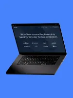 Site Sonnar affiché sur un ordinateur portable