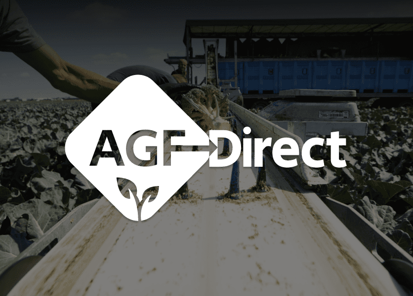 AGF Direct logo wit