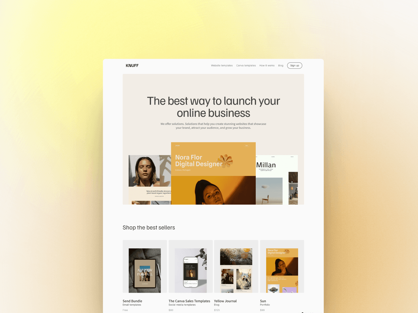 Knuff-framer template