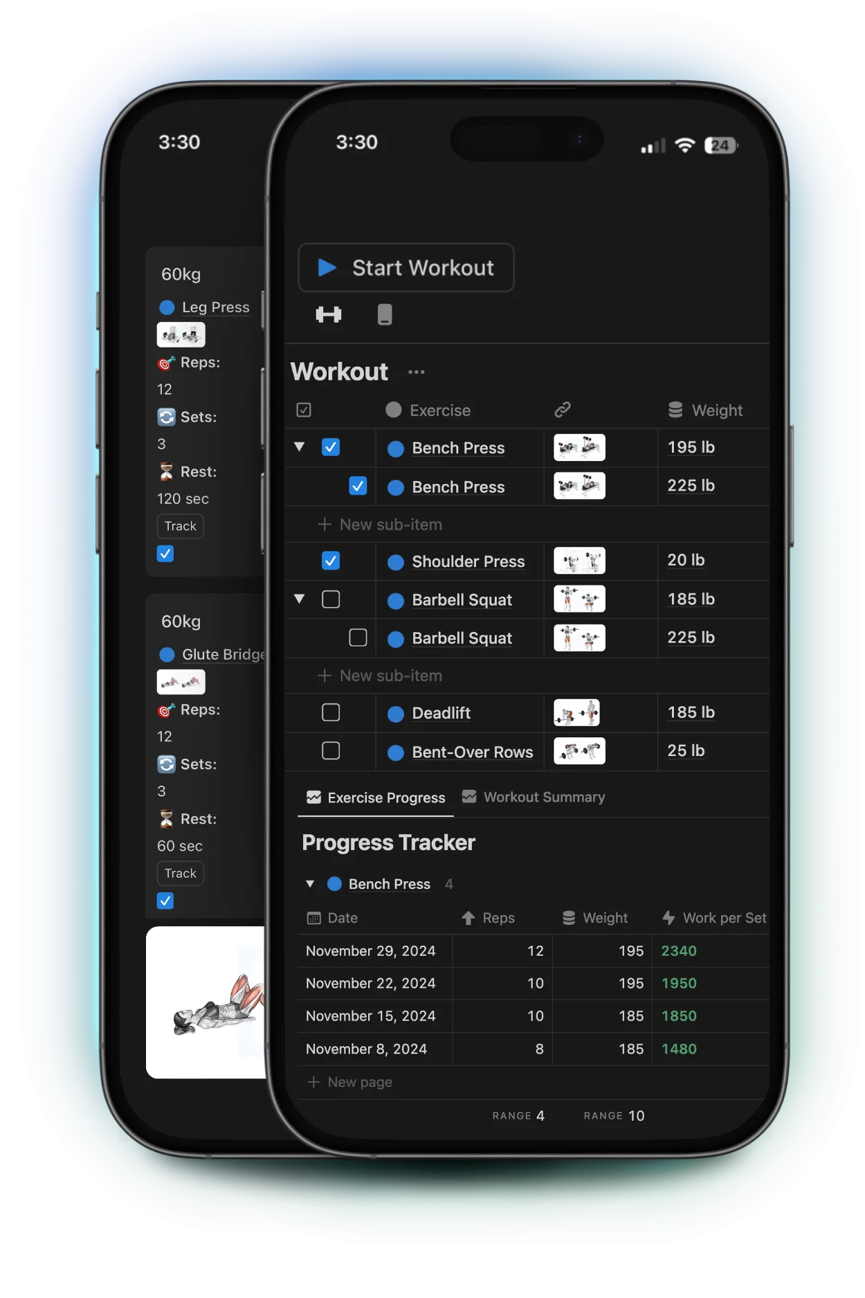Personal Trainer Workout Tracker App