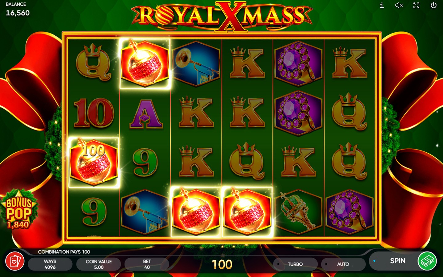 Royal Xmass - capture officielle Endorphina