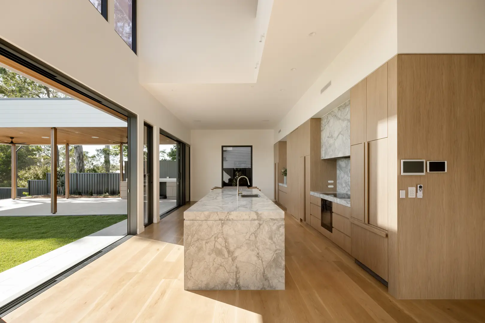 Front facade of Jacaranda House in. Brisbane