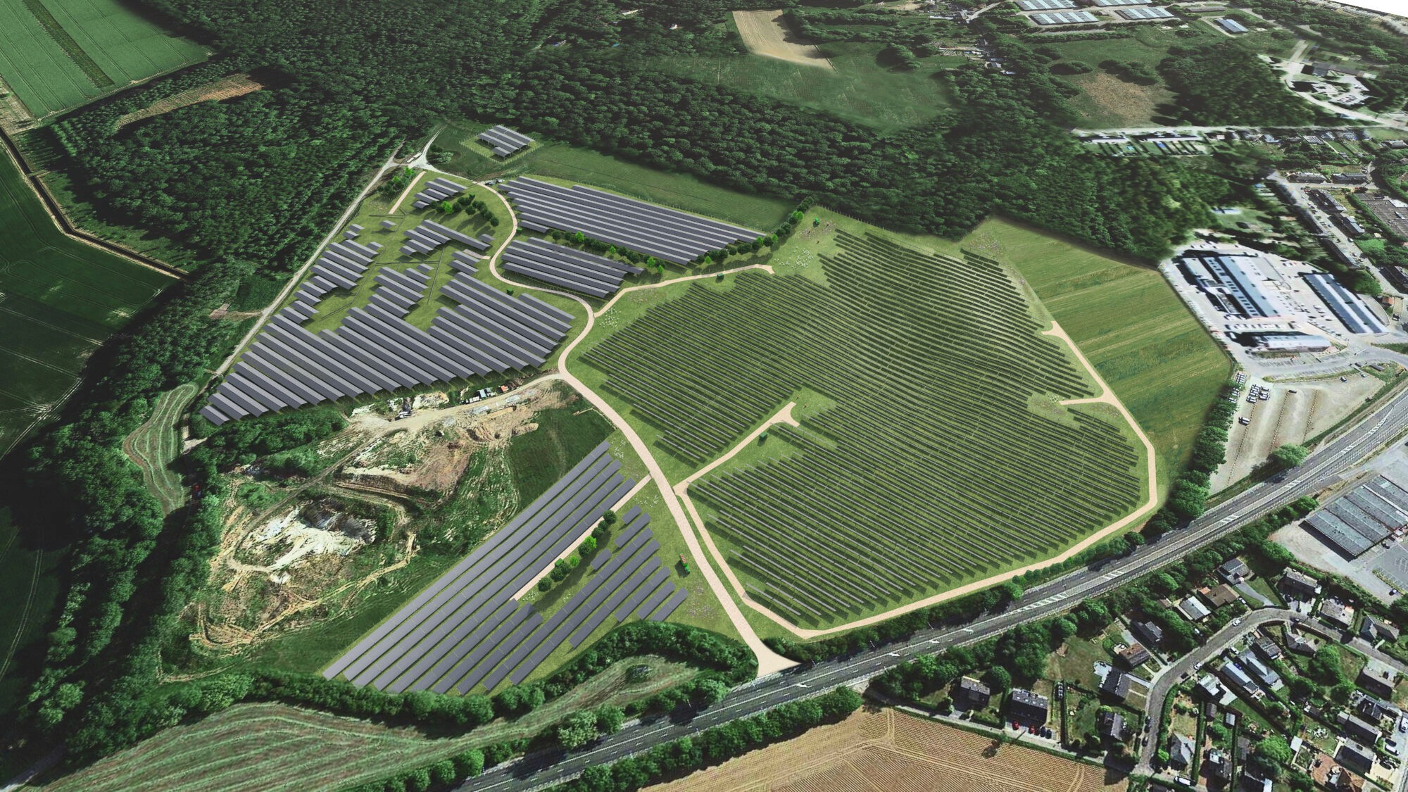 14 MWp installed capacity to cover over 4.500 households in Walloon region enabling partial sheep farming in healthy aeras, while valorizating of municipal landfill.