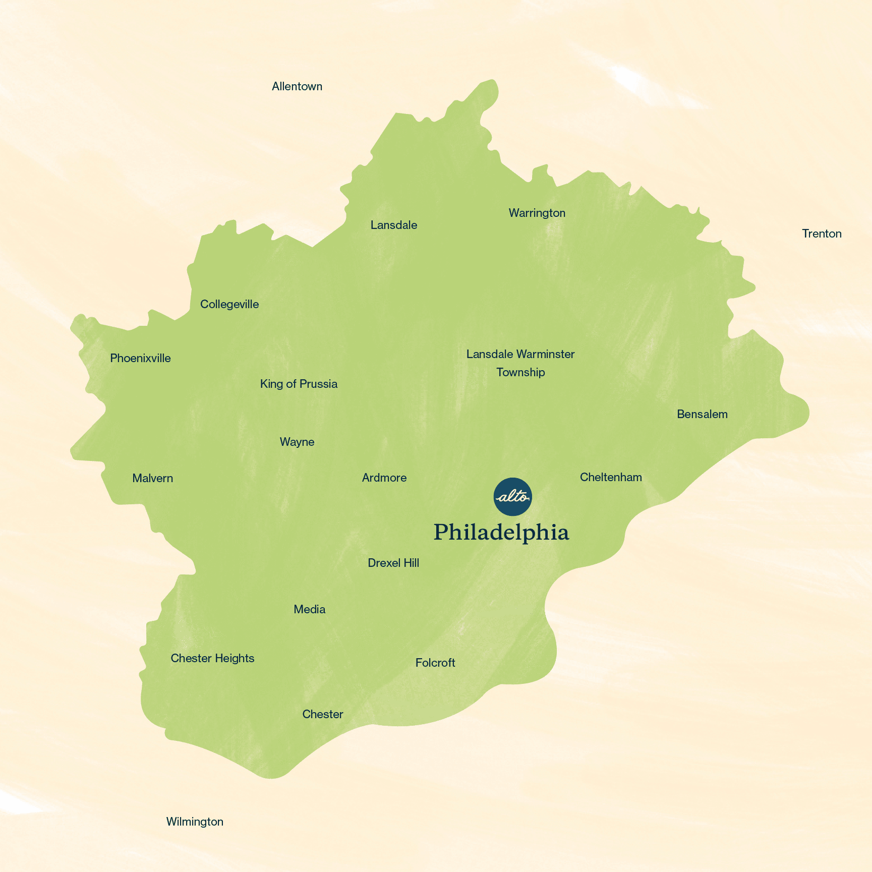 Philadelphia Alto pharmacy delivery area