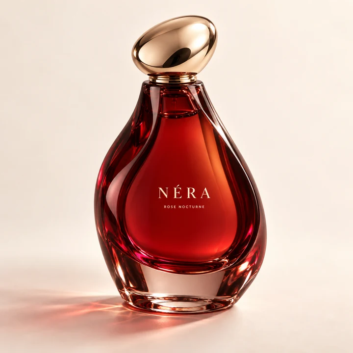 NÉRA Rose Nocturne, the same product in both connected stores