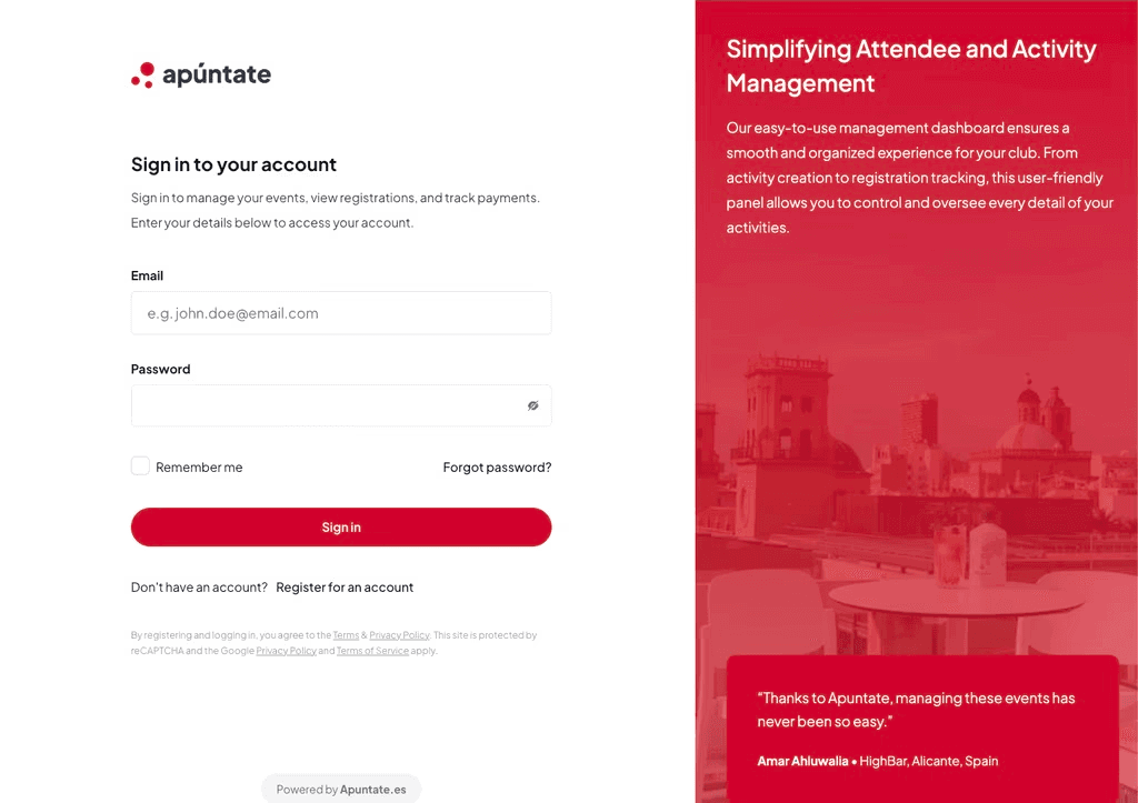 Offrez à vos clients une plateforme à leur image pour organiser des événements