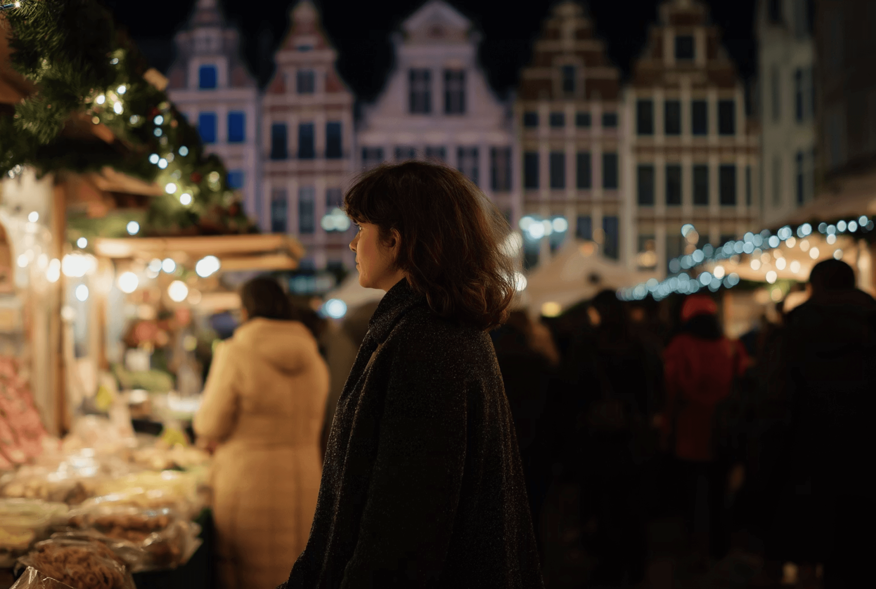 Christmas Market Scene