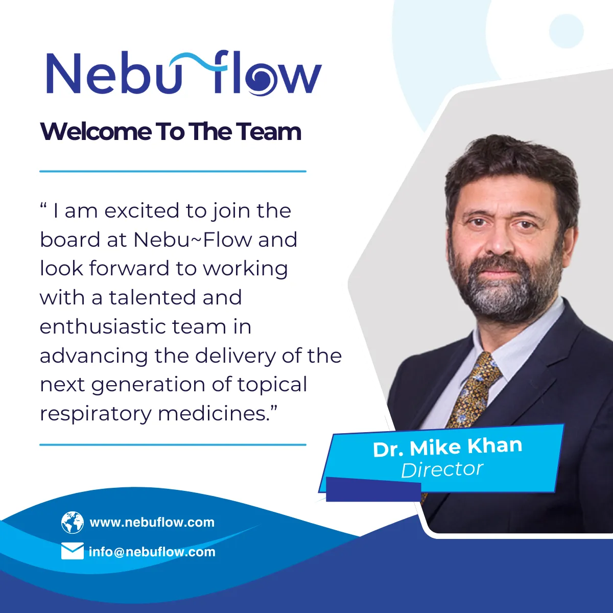 Michael Khan Board of Directors Nebuflow