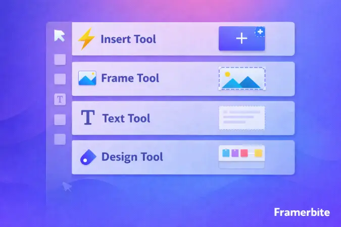 Framer canvas tools