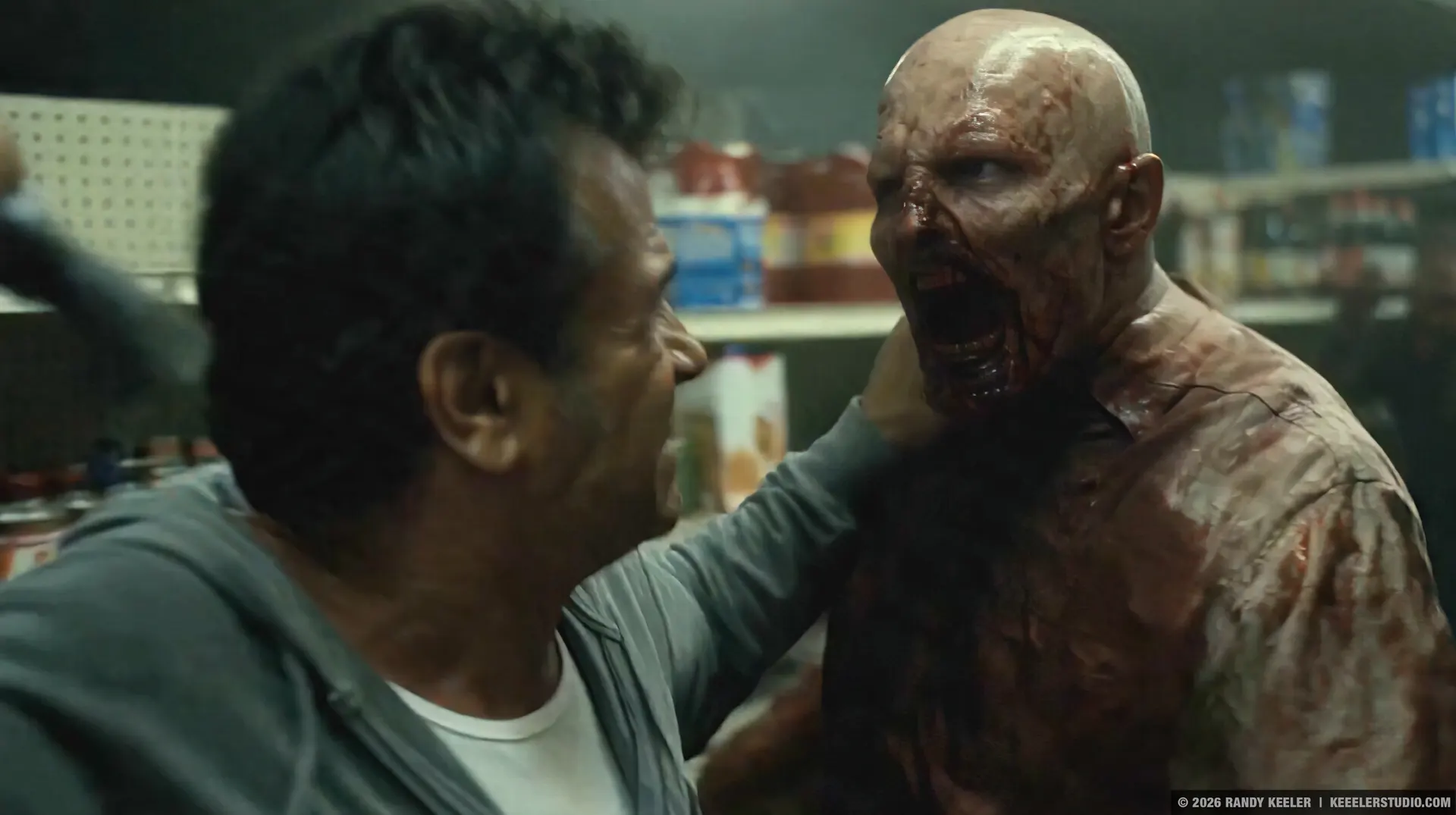 Randy Keeler kills zombies