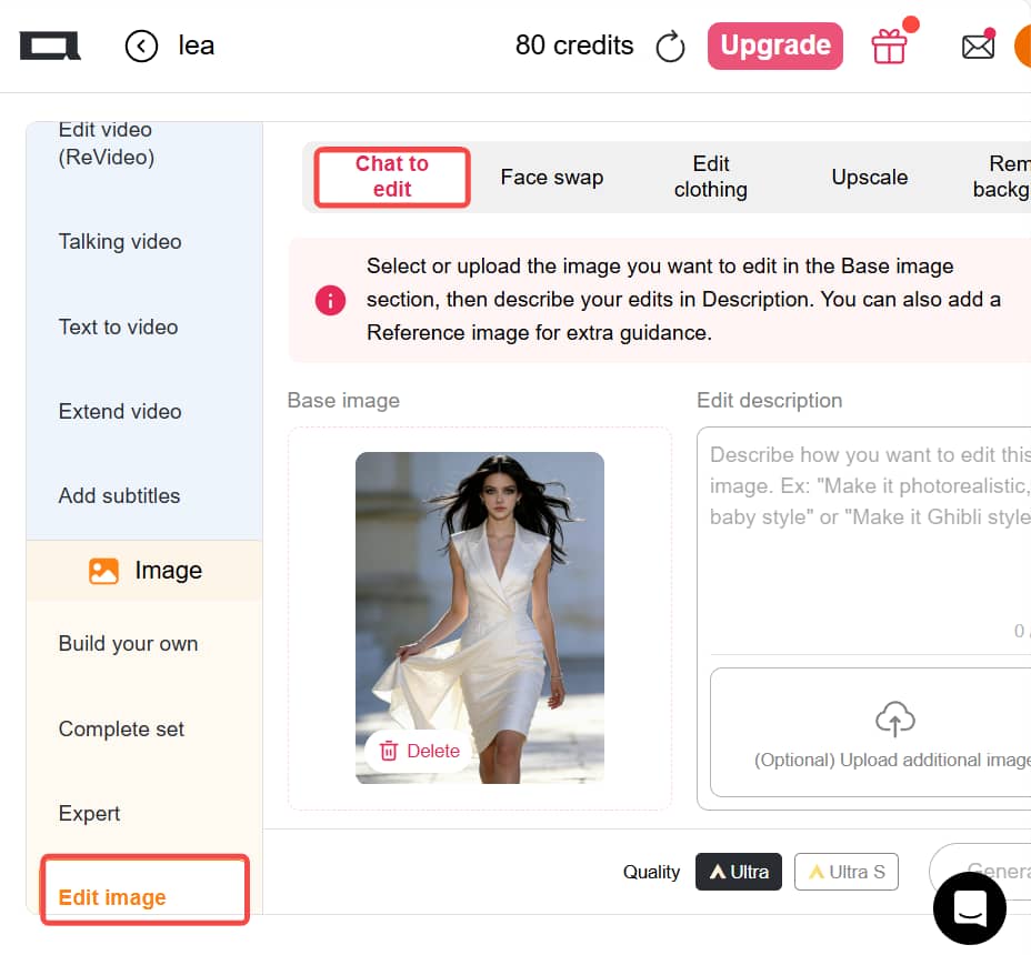Seedream 5.0, chat to edit