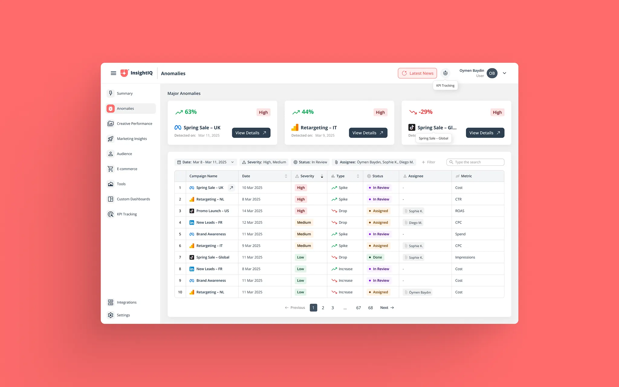 a red building with a blue sky in the background